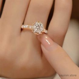 Wedding Rings Charm Women Silver Color Oval Rings Fashion White Stones Wedding Engagement Bridal Ring Jewelry