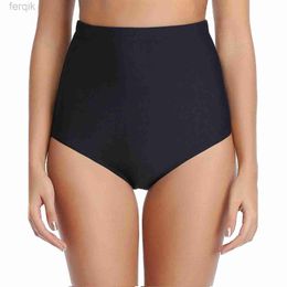 Women's Swimwear Women High Waisted Swim Bikini Bottoms Swimsuit Swimwear Bathing Panties Summer Swimming Bottom Briefs 2024 Trajes De Bano Mujer d240424