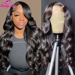 Wigs Transparent 13x4 Body Wave Lace Front Wig 13x6 Lace Frontal Wig Human Hair Wigs Pre Plucked Brazilian 180% Remy Hair For Women