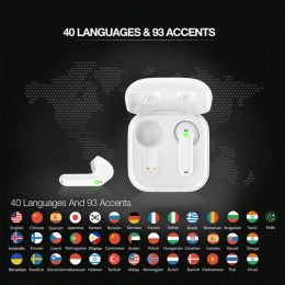 Translator Timekettle WT2 Edge/W3 Simultaneous Translator Earbuds Voice Multi Languages Translate Headset for Business Travel Meeting