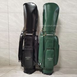 Bags Vintage White/Black/Green Golf Caddie Bag Golf Bag have Wheels Waterproof Pull Rod golf equipment Bag