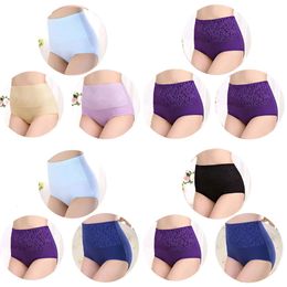 Cotton 3pcs/lot Plus Size Women's Underwear High Waist Abdominal Briefs Female Postpartum Recovery Panties for Women 220311