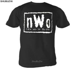 NWO World Order Wrestling Adult Black Tshirt Casual pride t shirt men Unisex shubuzhi tshirt Loose Size top sbz3047 2205205059956