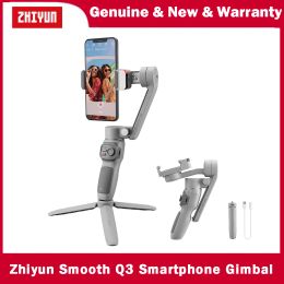 Stands Zhiyun Smooth Q3 Gimbal Smartphone 3axis Phone Gimbals Stabilizer for Iphone 14 Pro Max/xiaomi/huawei/samsung Vs Dji Om 6