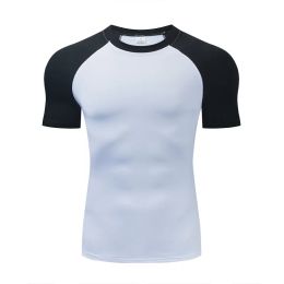 Boxing Mens short Sleeve T Shirt MMA Rashguards BJJ Jersey Boxing man Compression Tops Trainning Shirts Gym Weight Lifting Man T Shirts
