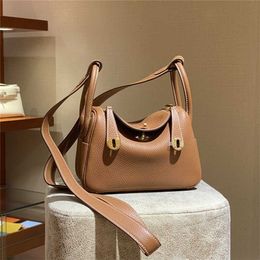 Tote bag genuine leather Official website suitable for womens handbags pillowcases pure handmade leather senior doctor bags luxury shoulder bags