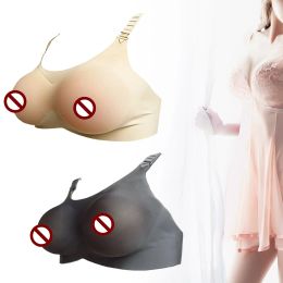 Enhancer C Cup Wireless Underwear For Round Silicone Pad Cover Realistic fake Boobs Breast From Boob Chest Crossdresser drag queen