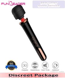 Electric Magic Wand Massager Powerful Personal Wand Massager Cordless Handheld Body Therapeutic Massage for Back Neck Shoulder5641471