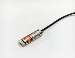 Industrial Grade Laser Module Cross Word Dot 12mm Focusable Laser Heads 5mw Red Laser with 1m Cable Two Cores Sheathed Wire3414261