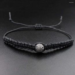 Charm Bracelets Braid Friendship Stainless Steel Hollow Bead Bracelet Rope Thread String Gift For Men Women Couples Never Fade
