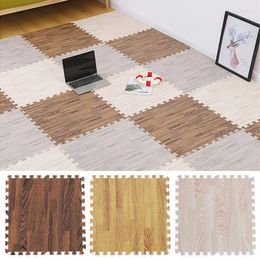 Carpets 1Pcs Thicken Soft Modern Floor Kids Rug Living Room Crawling Carpet Toys Wood Grain Puzzle Mat Baby Foam Play Splicing Bedroom