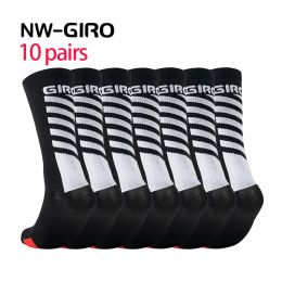 Socks 10 Pairs Men Sports Socks Riding Cycling Basketball Running Sports Sock Hiking Tennis Ski Man Women Bike Bicycle