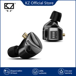 Headphones KZ DFi DFi Wired Best In Ear IEMs HiFi Earphones 4 Level Tuning Switches Innovative Precise Method Dynamic Headphone Monitor