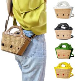 Beach Straw Bags Womens Designer Shoulder Buasket Small Handbaag Crossbody Pochette Travel Tote Handbag Clutch Bags