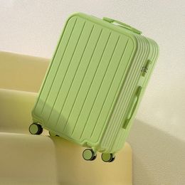 Suitcases On Wheels Women Universal Wheel Rolling Luggage Students Mute 20 Inch Travel Boarding Suitcase With Cup Holder