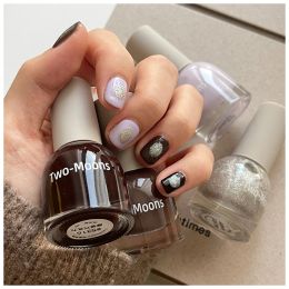 Polish 10ml Colour Nail Polish Long Lasting Quickdrying Waterbased Semipermanent Varnish NoBake Glitter Nails Polish