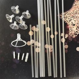 Party Decoration 7 Transparent Pole Accessories Floor Floating Table Stitching Models Wedding Holiday