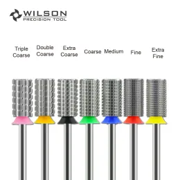 Bits WILSON 3 In 1 2 Way Nail Drill Bits Remove gel carbide Manicure tool Manicure tool Hot sale Free shipping