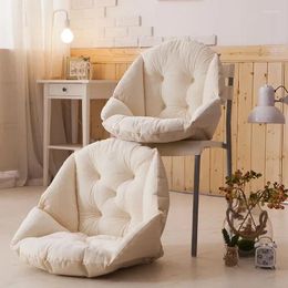 Pillow Non-Slip Backrest Pad For Adults Monochromatic Chair Sofa Garden Sun Lounge Thicken Floor Pillows Large Seat Soft Mat