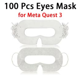 Glasses for Meta Quest 3 VR Eye Mask 100Pcs Universal Disposable VR Headset Accessories Sweat Breathable Eye Cover for Quest 2/3