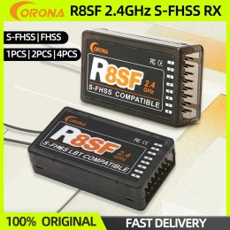 Car 1/2/4PCS Corona R8SF 2.4GHz Receiver 8CH SFHSS/FHSS RX Compatible FUTABA T6J T8J T14SG 16SZ Airplane Remote Control Transmitter