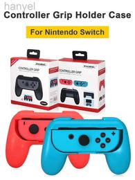 Game ContROllers Joysticks 2PCS Gamepads Handle Joypads Holder Case for Switch Gamepad Grip Handle Joypad Stand Holder for JoyCon Game ContROller d240424