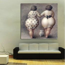 Enhancer Plump Breast And Hip Wall Pictures Oil Paintings 100%Handpainted Modern Abstract Art on Canvas High Quality Home Decor Artwork