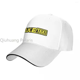 Ball Caps Retro Fake Taxi Baseball Cap Vintage Sandwich Hat Men Women Polyester Dad Outdoor