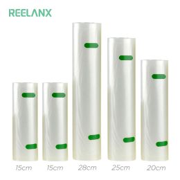 Bags Reelanx Vacuum Bags 5 Rolls / Lot Vacuum Sealer Bag for Food Packaging Vacuum Packing Hine