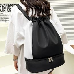 Backpack Oxford Drawstring Fashion School Gym Bag Casual String Knapsack Back Pack For Teenager Women