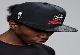 high quality hat classic fashion hip hop brand cheap man woman snapbacks black red CS WL ENEMIES CAP7776090