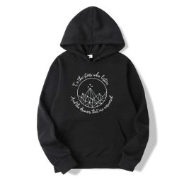 Sweatshirts Acotar Velaris Hoodie Night Court Hooded Sweatshirt Sarah J Mass ACOTAR Hoodies Velaris City of Starlight Unisex Pullovers Tops