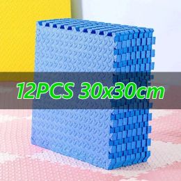 Mats Tatame Puzzle Mat 12PCS 30x30cm Play Mats Baby Game Mat Thick 1.2cm Tatames for Gym Puzzle Mat Baby Mats Floor Mat Gym Foot Mats