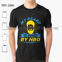 Men's T Shirts The Beard Is Owned By Hbo Cotton Men And Women Soft Fashion T-Shirt Funny Sexy Hipster Cool Bearded Hair Yaoi Bara