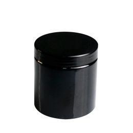 Bottles 20pcs 250g Empty Travel Black Plastic Cosmetics Cream Wide Mouth Container with Black Screw Lid,plastic Jar Bottle Plastic Tin