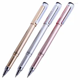 Piece Luxury Metal Gel Pen Rose Gold Cute Kawaii Office School Supply Christmas Gift Ellen Brook Lovely Handle