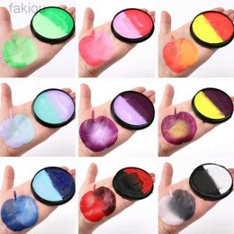Body Paint Body Painting Double Colour Block Single Box Water-soluble Pigment Festival Stage Opera Party Face Purple Blue Dual Combination d240424
