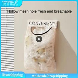 Storage Bags Artefact Lasting Practical Convenient Durable Simplify Your Kitchen Organisation With Wall-mounted Trash Bag Organiser