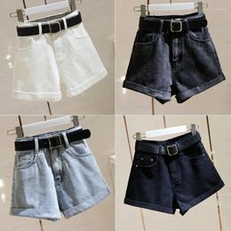 Women's Shorts Women Leisure Denim Vintage Summer Basic Simple All-Match High Waist Ladies Streetwear Chic Jeans