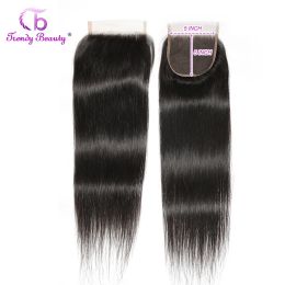 Wigs Brazilian Straight Human Hair Closure 5x5 Lace Closure Swiss Lace Remy Hair Closure 13X4 Lace Frontal