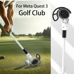 Glasses Golf Racket for Meta Quest 3 VR Golf Club Handle Attachment Golf Handle Realistic Golf Club Attachment for Quest 3 Accessories