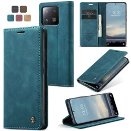 Cases For Xiaomi Mi 13 Pro Mi13 Flip Cover Luxury Business Leather Case Folio For Xiaomi Mi 13 Lite Mi13 PRO Magnetic Book Phone Bags