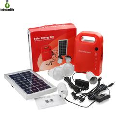 Solar power system home Power Supply Solar Bulb LED Lighting System Emergency Charging Led Lighting System With 2 Bulbs7533641