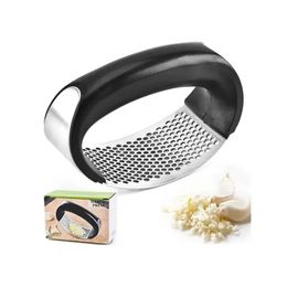 Stainless Steel Garlic Press Kitchen Garlic Press Manual Garlic Masher Kitchen Accessories Vegetable Home Gadget Accessories