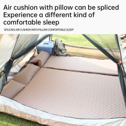 Mat Camping Self Charging Air Cushion Outdoor Tent Moisture Proof Inflatable Mattress Single Couple Linkable Travel Beach Mattress