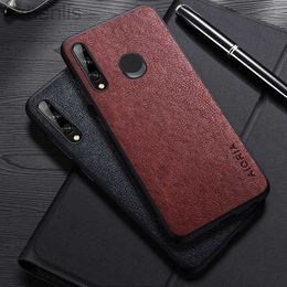 Cell Phone Cases Case For Huawei P30 Lite Simple Design Luxury Leather Business Cover For Huawei P30 Pro Case d240424