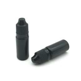 Bottles 100pcs Black 5ml 10ml 15ml 30ml Empty Pe Dropper Bottle Soft Plastic Bottles with Childproof Cap for Liquid Vial