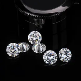 Loose Diamonds Stone Very Excellent Cut Round 5mm High Grade Great Fire Moissanite Diamond For Jewelry Making 5pcs A Lot