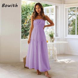 Party Dresses Bowith Wedding Dress Elegant Strapless Long Skirt Beach Bohemian Style For Women Gown Prom 2024 Summer Vestidos
