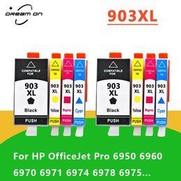 903XL Ink Cartridges Replacement for HP 903 XL Compatible for HP Officejet Pro 6950 6970 6760 All-in-one Inkjet Printer 240420